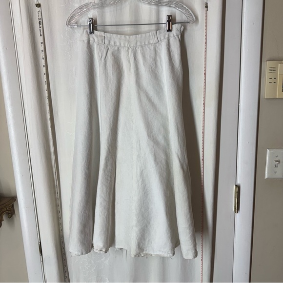 Vintage Bonwit Teller Linen Project Skirt - Picture 1 of 8